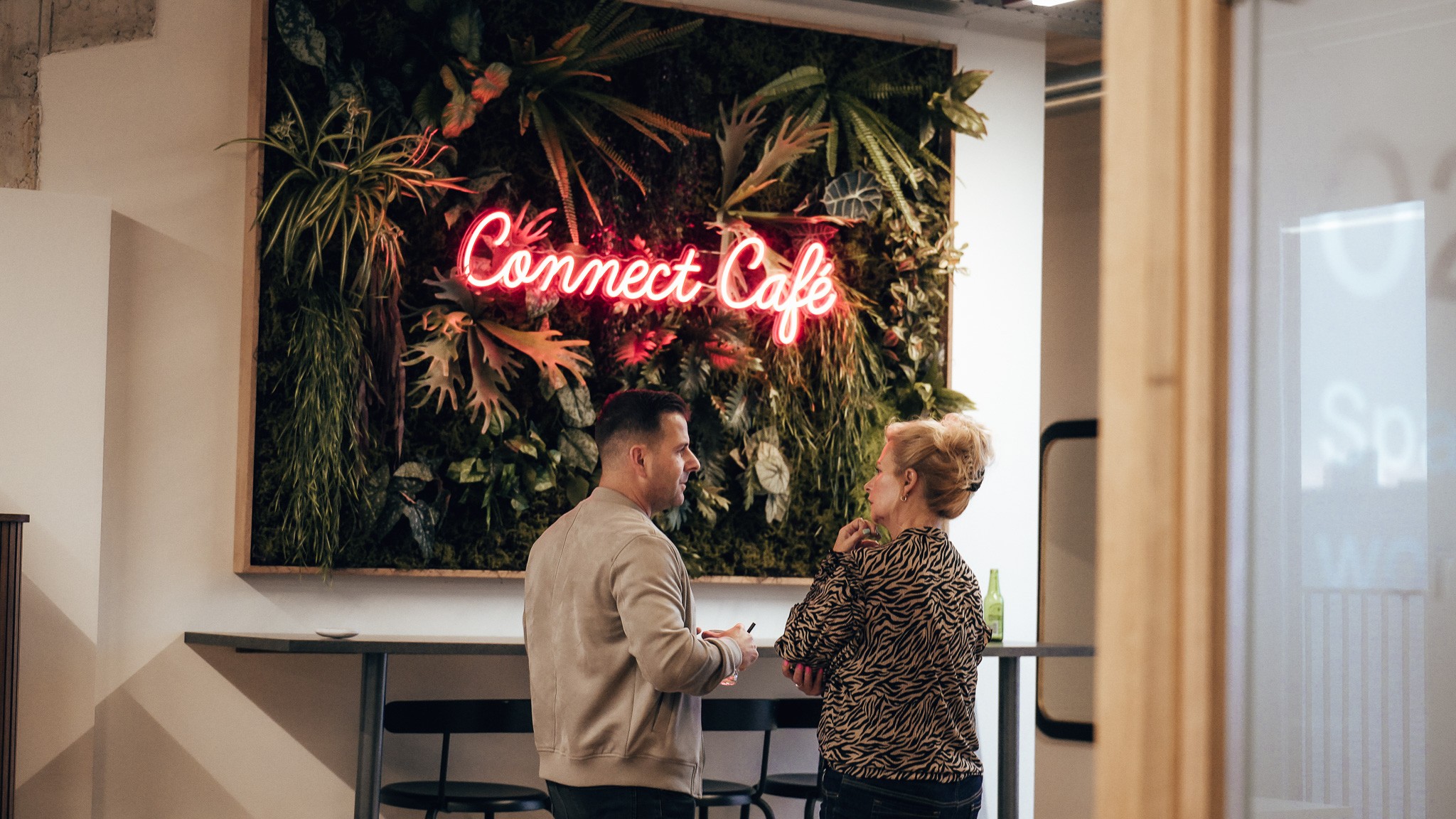 Person working on tablet