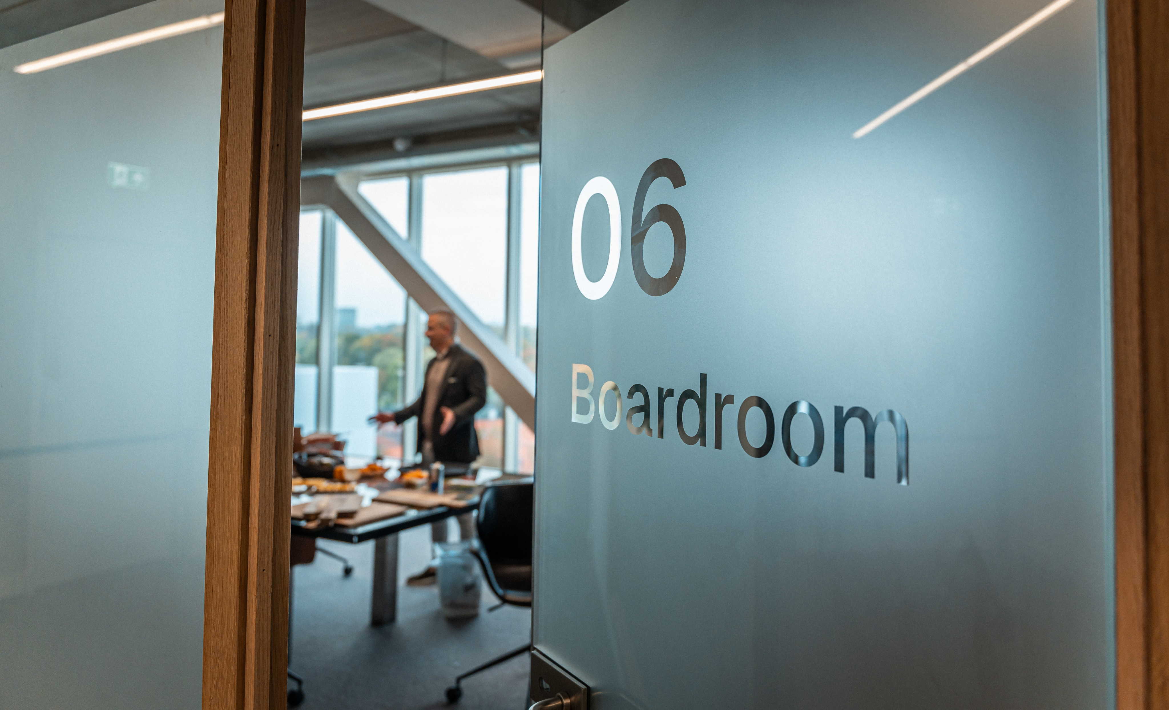 Person working on laptop