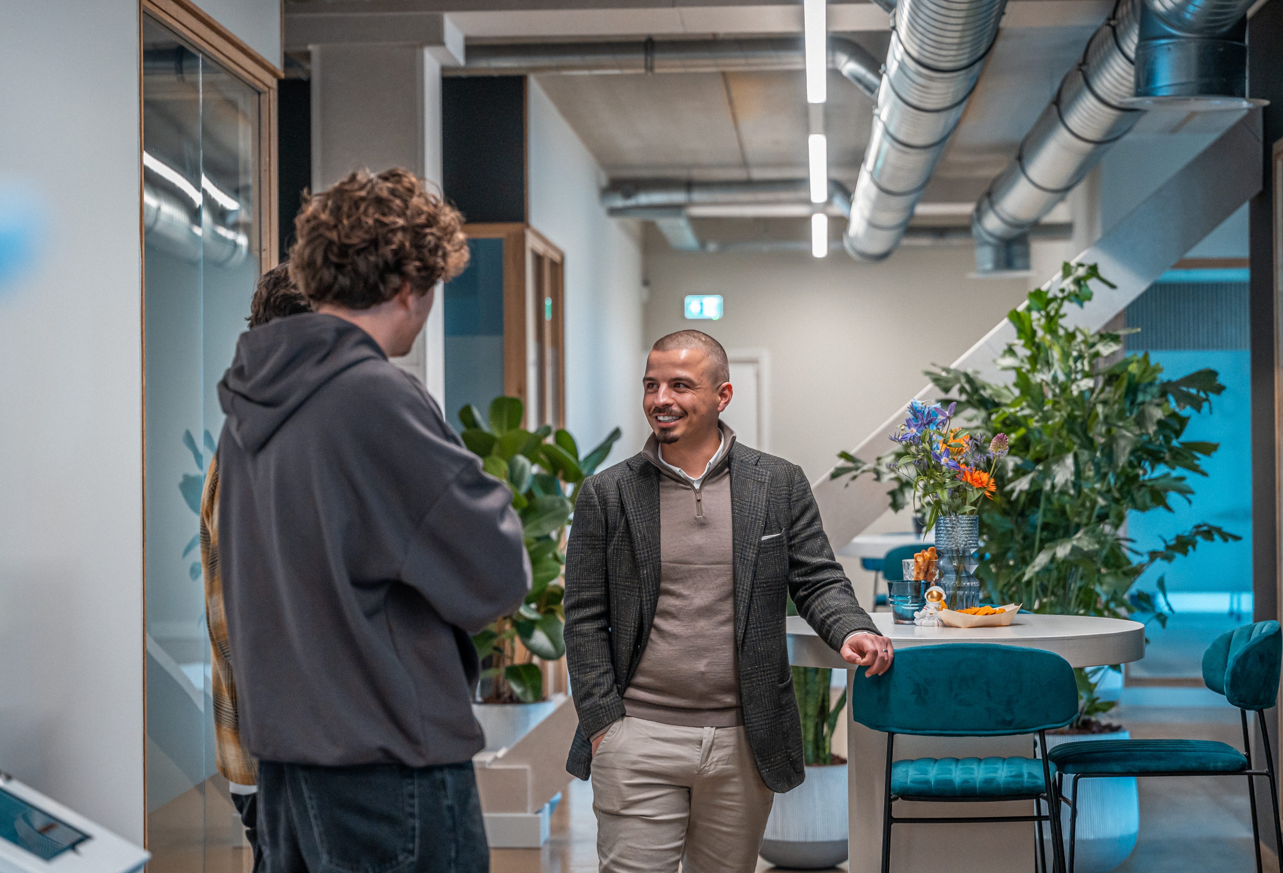 Person working on laptop